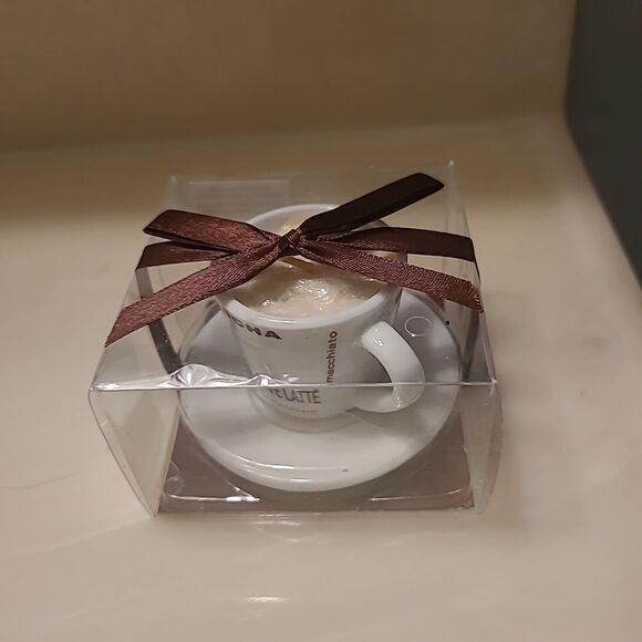 Miniature Coffe Cup Candle - Picture 1 of 6
